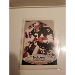 1990 Fleer #256 Bo Jackson - Los Angeles Raiders - NFL - Fresh Pull